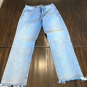 Kensie Light Blue Straight Leg Jeans